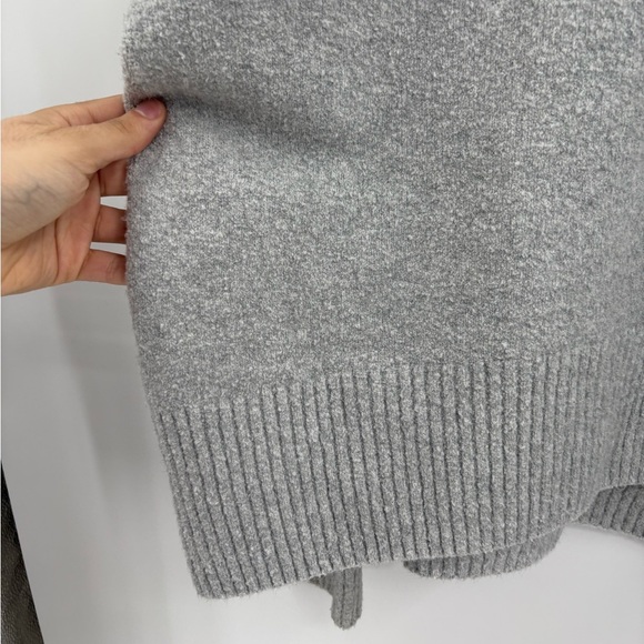 And Other Stories Turtle Neck Pullover Acrylic Grey Winter Sweater Size Large - Picture 4 of 15